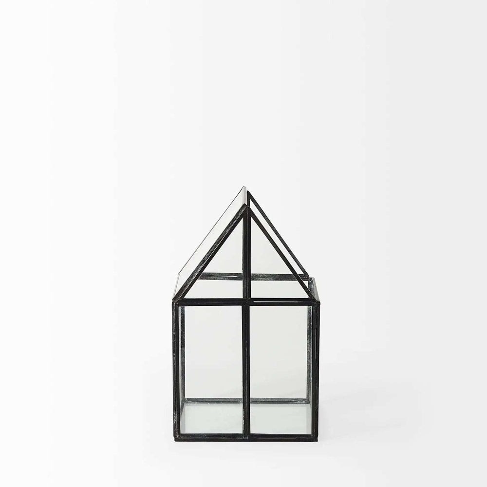 Petite House Shaped Glass Terrarium - Homeroots - Flyclothing LLC