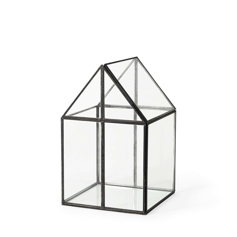 House Shaped Glass Terrarium - Homeroots - Flyclothing LLC