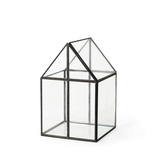 House Shaped Glass Terrarium - Homeroots - Flyclothing LLC