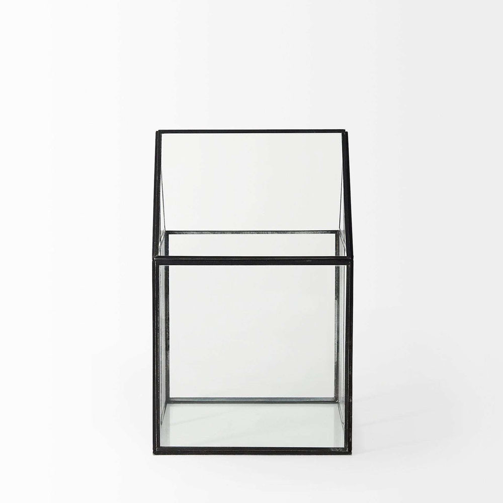 House Shaped Glass Terrarium - Homeroots - Flyclothing LLC