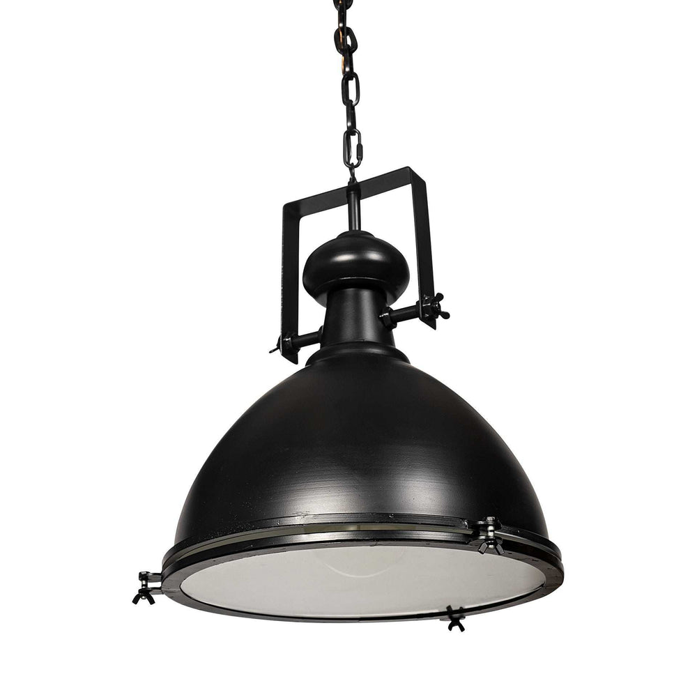 Industrial Black Metal Hanging Pendant Light - Homeroots - Flyclothing LLC