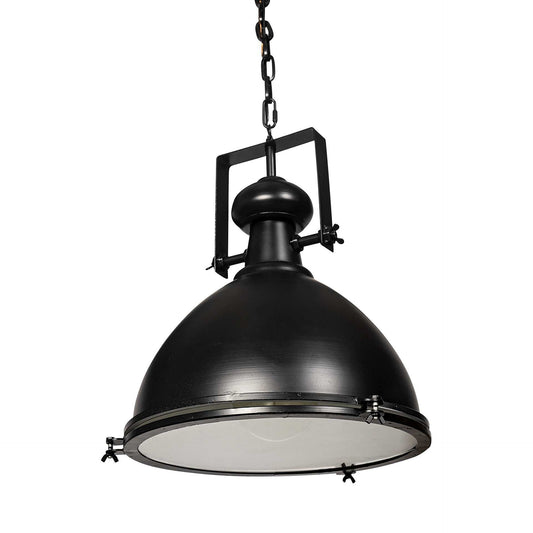 Industrial Black Metal Hanging Pendant Light - Homeroots - Flyclothing LLC