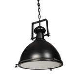 Industrial Black Metal Hanging Pendant Light - Homeroots - Flyclothing LLC