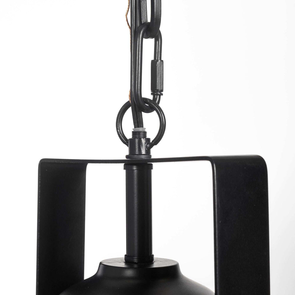 Industrial Black Metal Hanging Pendant Light - Homeroots - Flyclothing LLC