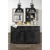 Industrial Black Metal Hanging Pendant Light - Homeroots - Flyclothing LLC