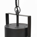 Black Lantern Metal Dimmable Ceiling Light With Black Shades - Homeroots - Flyclothing LLC