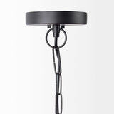 Black Metal Sphere Pendant Hanging Light - Homeroots - Flyclothing LLC