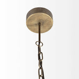 Black Metal Geometric Globe Hanging Light - Homeroots - Flyclothing LLC