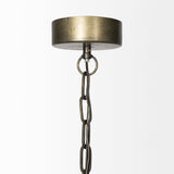 Rustic Gold Ton Metal Dome Hanging Light - Homeroots - Flyclothing LLC