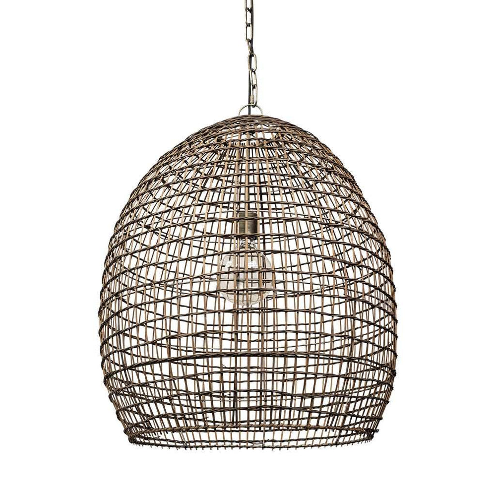 Metallic Woven Hanging Pendant Light - Homeroots - Flyclothing LLC
