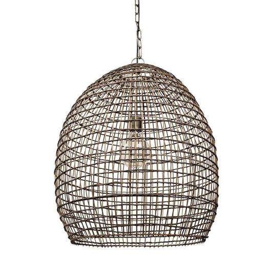 Metallic Woven Hanging Pendant Light - Homeroots - Flyclothing LLC