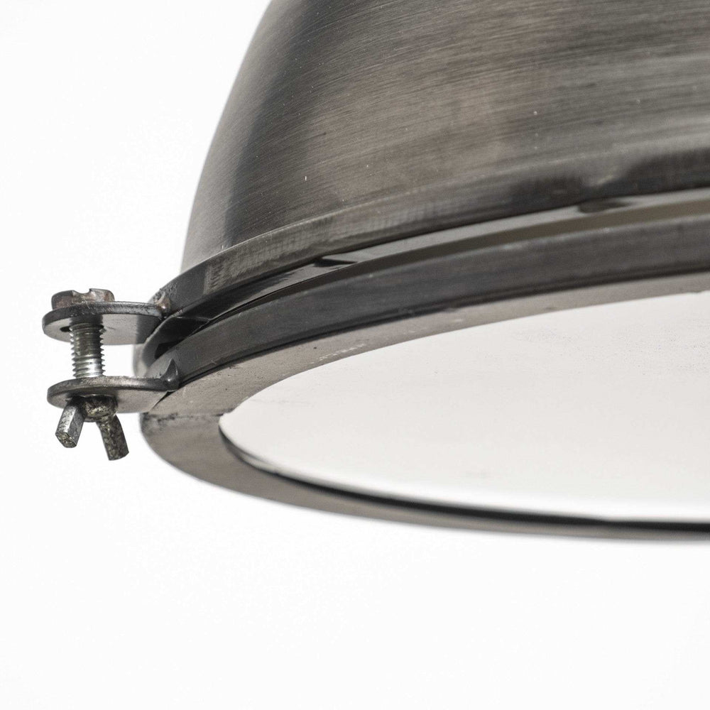 Industrial Gray Metal Hanging Pendant Light - Homeroots - Flyclothing LLC