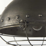 Industrial Caged Black Metal Hanging Light - Homeroots - Flyclothing LLC