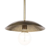 Hammered Gold Metal Hanging Pendant Light - Homeroots - Flyclothing LLC
