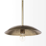 Hammered Gold Metal Hanging Pendant Light - Homeroots - Flyclothing LLC