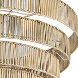 Light Brown Six Tier Hanging Chandelier - Homeroots - Flyclothing LLC