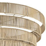 Light Brown Six Tier Hanging Chandelier - Homeroots - Flyclothing LLC