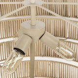 Light Brown Six Tier Hanging Chandelier - Homeroots - Flyclothing LLC