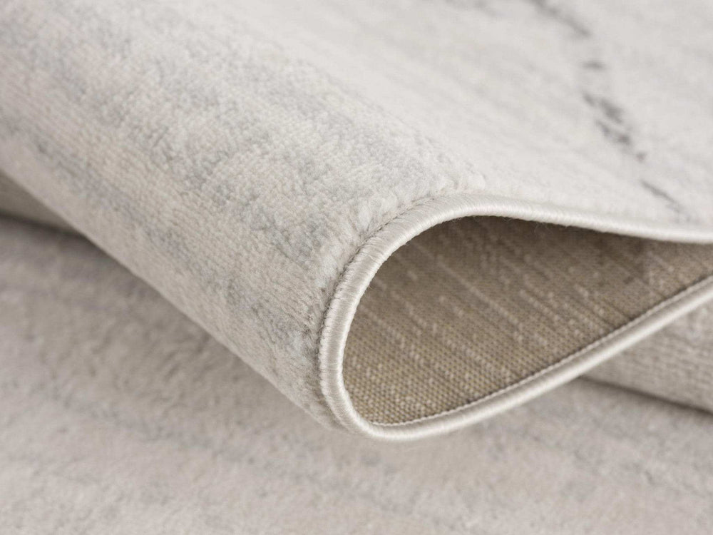 12' X 18' Gray Geometric Washable Non Skid Area Rug - Homeroots - Flyclothing LLC