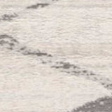 6' Runner Gray and Ivory Geometric Runner Rug - Homeroots - Flyclothing LLC