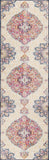 10' Runner Blue and Beige Medallion Runner Rug - Homeroots - Flyclothing LLC