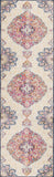 6' Runner Blue and Beige Medallion Area Rug - Homeroots - Flyclothing LLC