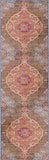 2' X 8' Rustic Orange Medallion Runner Rug - Homeroots - Flyclothing LLC