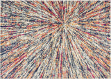 7' X 10' Cream Celestial Burst Abstract Area Rug - Homeroots - Flyclothing LLC