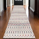 10' Cream Ikat Area Rug - Homeroots - Flyclothing LLC