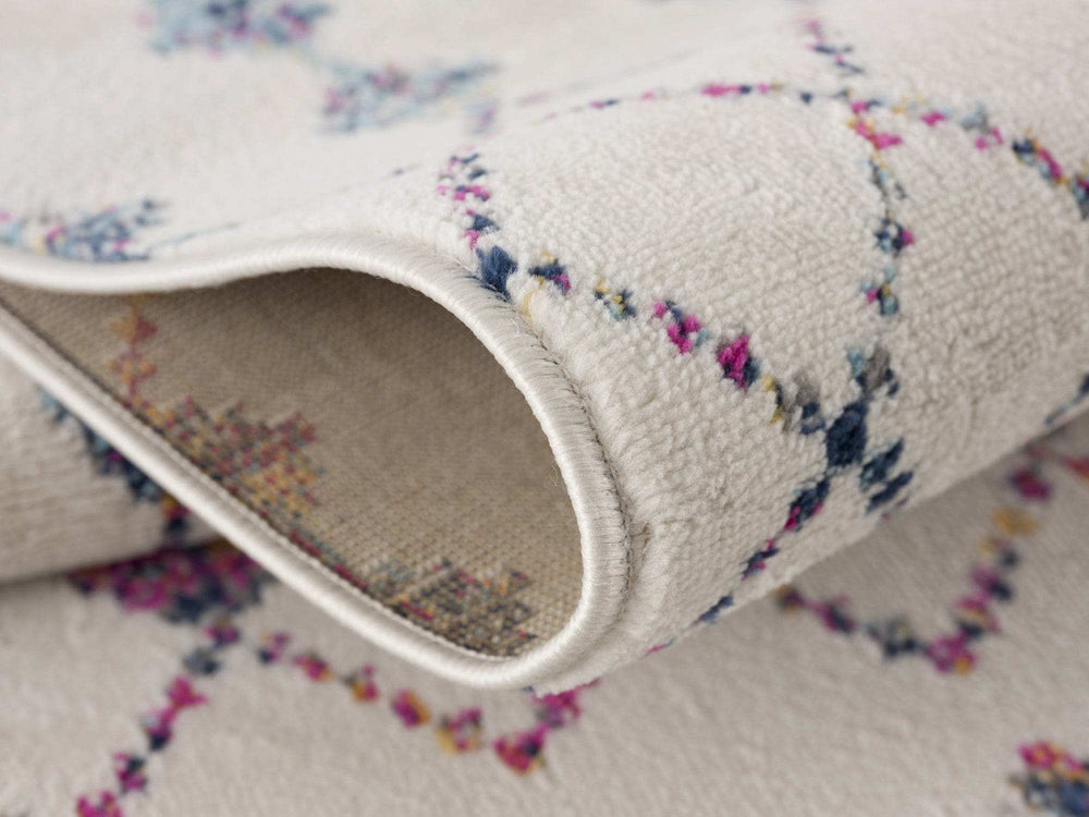 10' Cream Ikat Area Rug - Homeroots - Flyclothing LLC