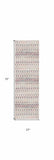 2' X 6' Cream Ikat Area Rug - Homeroots - Flyclothing LLC