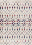 4' X 6' White Modern Geometric Grid Area Rug - Homeroots - Flyclothing LLC