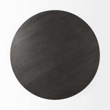 Black Wooden Pedestal Base Coffee Table - Homeroots - Flyclothing LLC