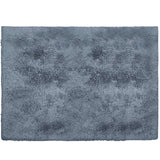 4' X 5' Gray Shag Power Loom Non Skid Area Rug - Homeroots - Flyclothing LLC