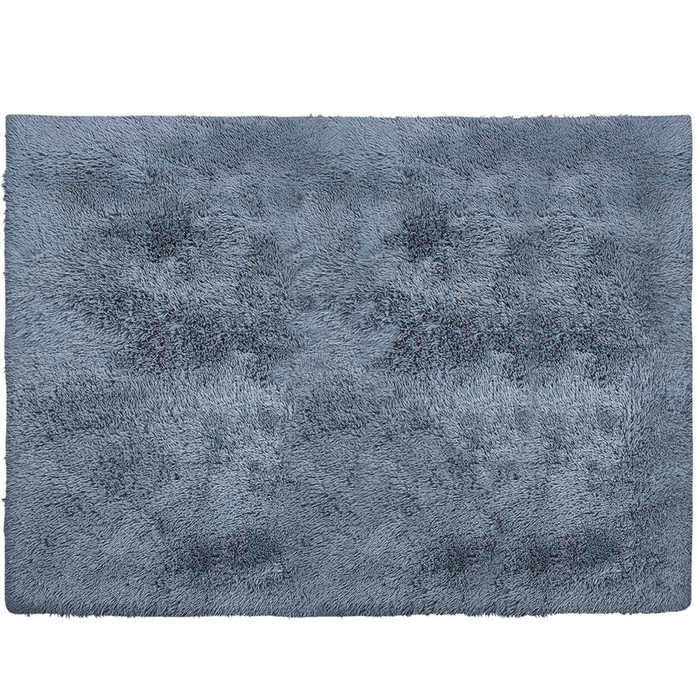5' X 7' Gray Shag Non Skid Area Rug - Homeroots - Flyclothing LLC