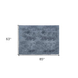 5' X 7' Gray Shag Non Skid Area Rug - Homeroots - Flyclothing LLC