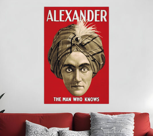 36" X 54" Vintage C1920S Magic Poster Wall Art - Homeroots