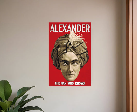 12" X 18" Vintage C1920S Magic Poster Wall Art - Homeroots