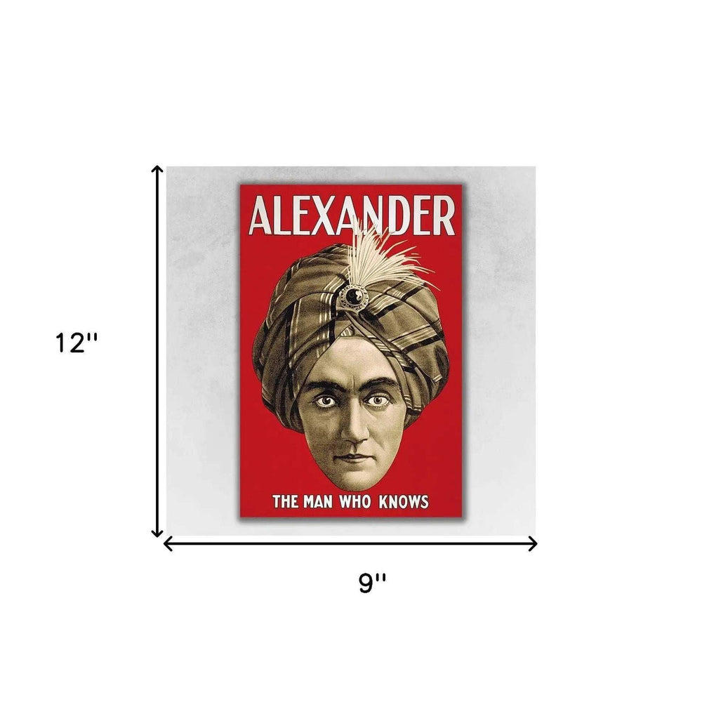 Vintage Alexander Vintage Magic Unframed Print Wall Art - Homeroots - Flyclothing LLC