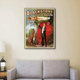 Vintage 1934 Blackstone Magic Unframed Print Wall Art - Homeroots - Flyclothing LLC