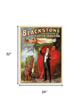 Vintage 1934 Blackstone Magic Unframed Print Wall Art - Homeroots - Flyclothing LLC