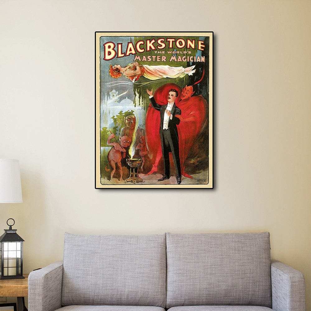 Vintage 1934 Blackstone Magic Unframed Print Wall Art - Homeroots - Flyclothing LLC