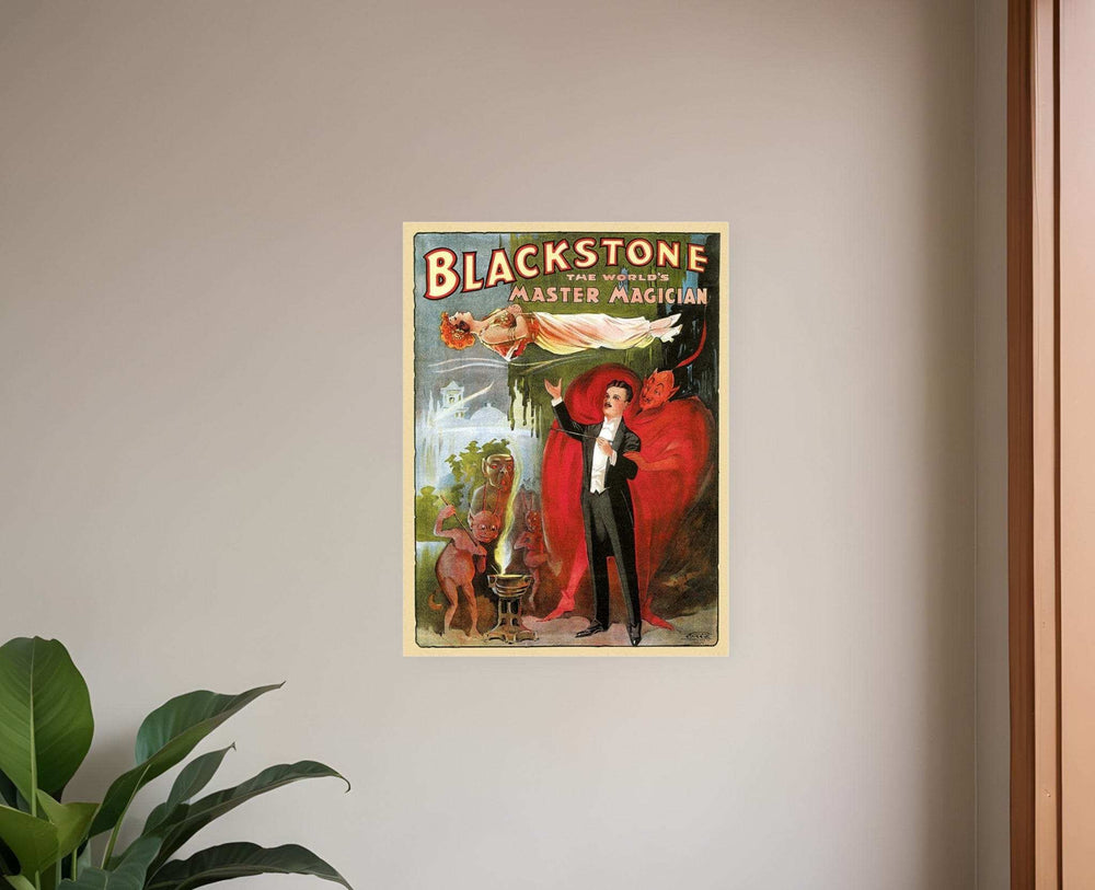 Vintage 1934 Blackstone Magic Unframed Print Wall Art - Homeroots - Flyclothing LLC