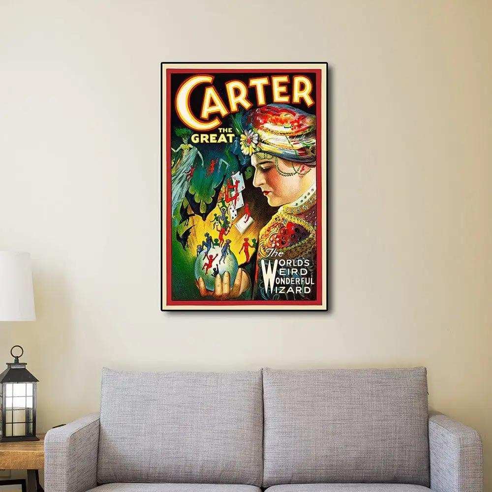 Vintage Carter Vintage Magic Unframed Print Wall Art - Homeroots - Flyclothing LLC