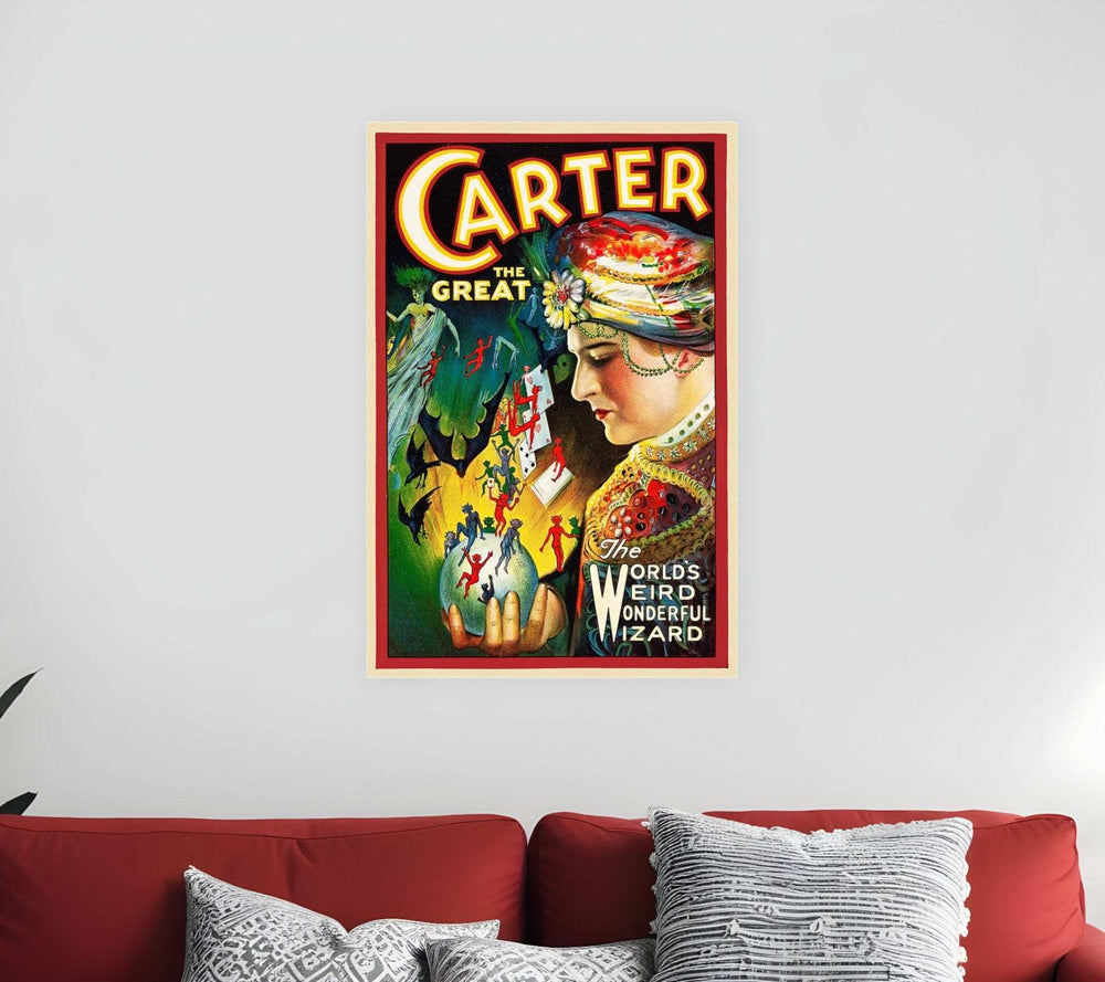 Vintage Carter Vintage Magic Unframed Print Wall Art - Homeroots - Flyclothing LLC