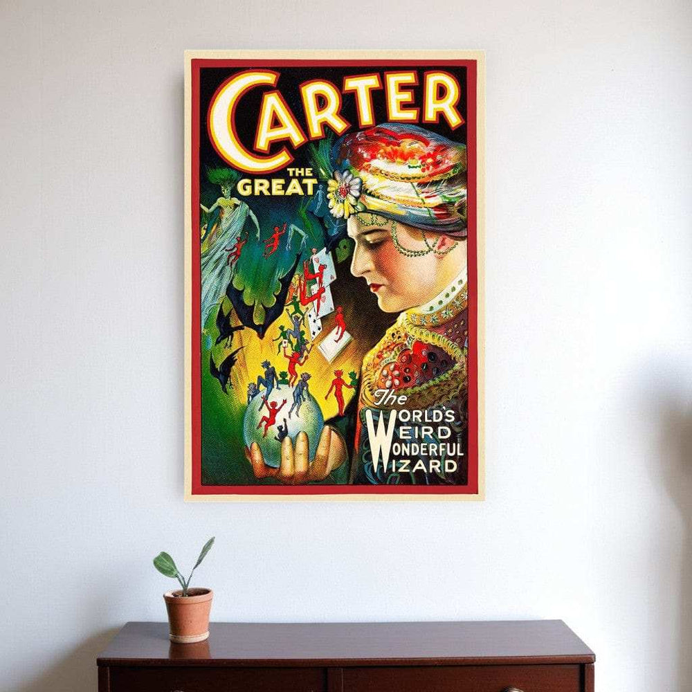 Vintage Carter Vintage Magic Unframed Print Wall Art - Homeroots - Flyclothing LLC