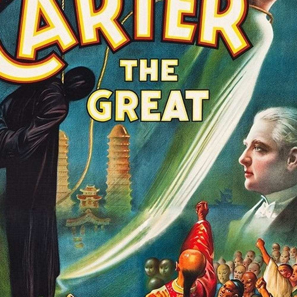 Vintage 1926 Carter Witchcraft Magic Unframed Print Wall Art - Homeroots - Flyclothing LLC