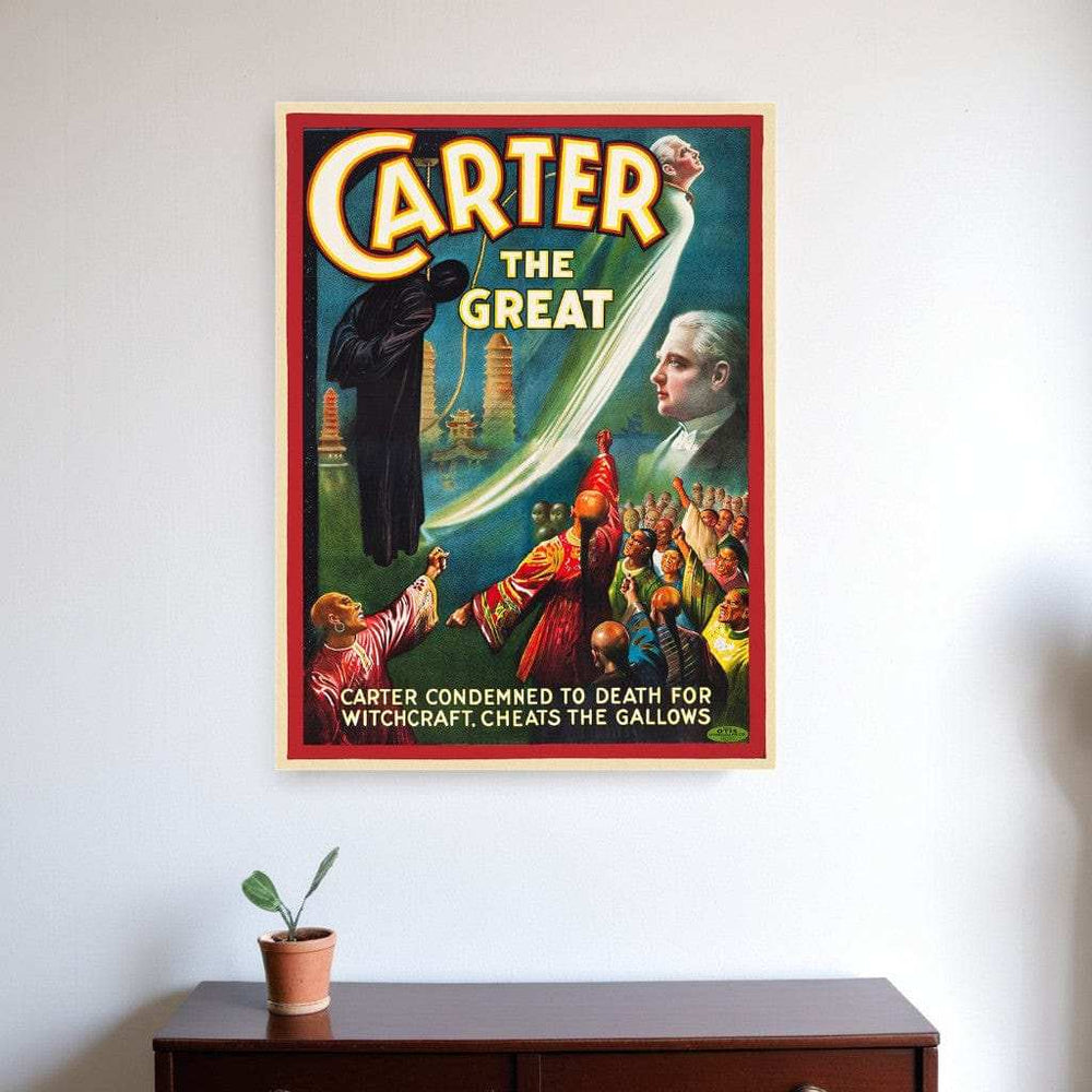Vintage 1926 Carter Witchcraft Magic Unframed Print Wall Art - Homeroots - Flyclothing LLC