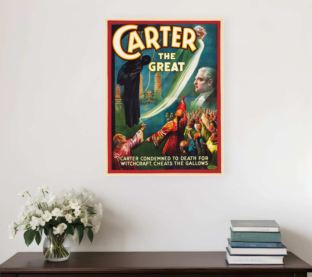 Vintage 1926 Carter Witchcraft Magic Unframed Print Wall Art - Homeroots - Flyclothing LLC