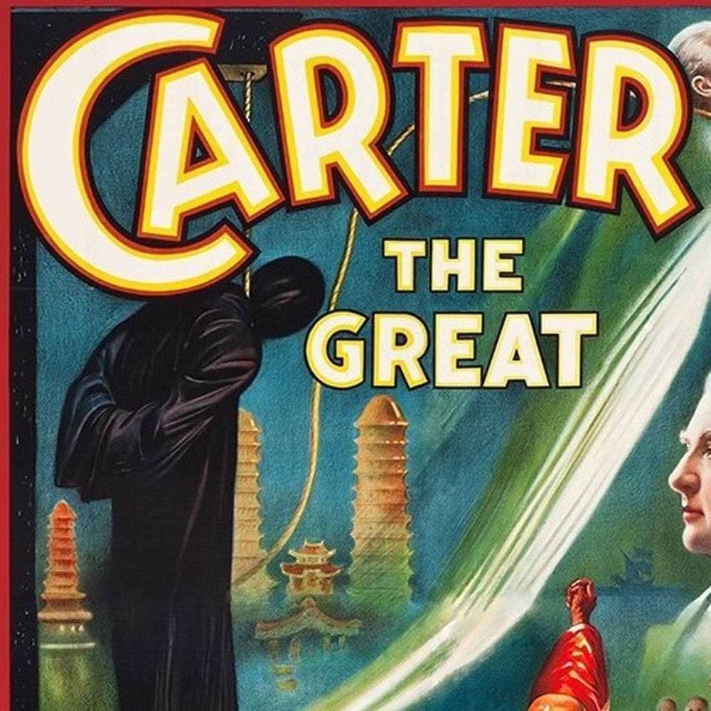 Vintage 1926 Carter Witchcraft Magic Unframed Print Wall Art - Homeroots - Flyclothing LLC